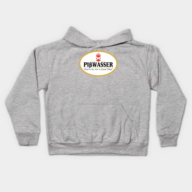 Pisswasser Beer Kids Hoodie by MBK